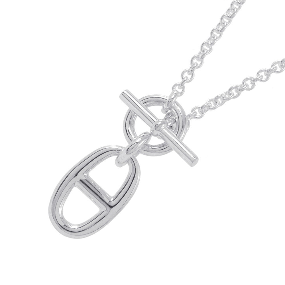 HERMES Chaine d'Ancre Amulette Necklace SV925