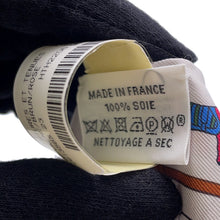Load image into Gallery viewer, HERMES Twilly Couvertures et Tenues de Jour Cream/Blanc/RoseH061356S Silk100%
