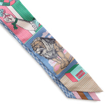 将图像加载到图库查看器中，HERMES Twilly Grand Theater Nouveau BlueLavender/Rose/VertH063761S 100%
