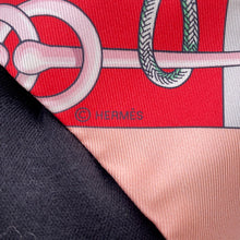 将图像加载到图库查看器中，HERMES Twilly Cliquetis Cliquetis Grenadine/White/VertH061574S Silk100%

