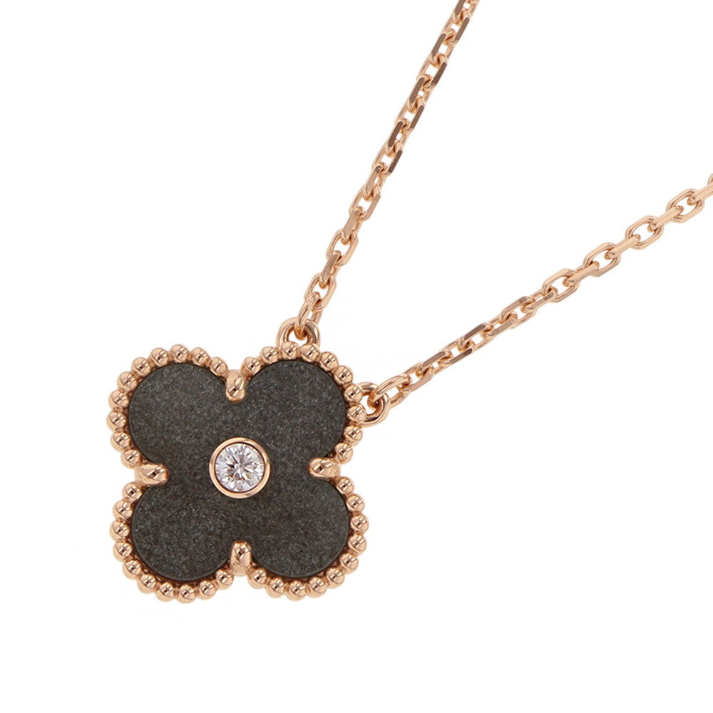 Van Cleef & Arpels Vintage Alhambra 1PD Necklace 2023 Holiday CollectionVCARP9T000 18K Pink Gold