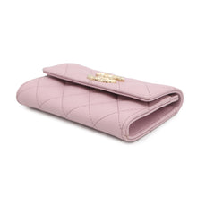Load image into Gallery viewer, CHANEL Matelasse Flap Card Case PinkAP3187 Caviar Leather
