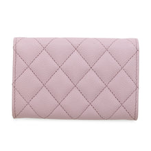 Load image into Gallery viewer, CHANEL Matelasse Flap Card Case PinkAP3187 Caviar Leather
