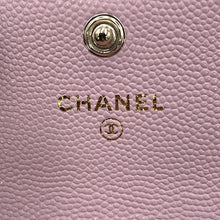 Load image into Gallery viewer, CHANEL Matelasse Flap Card Case PinkAP3187 Caviar Leather
