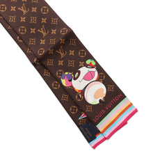 将图像加载到图库查看器中，LOUIS VUITTON LV × TM Bandeau Super Flat Brown/MulticolorM96083 Silk100%
