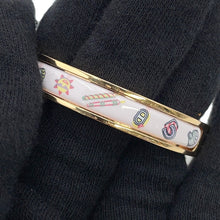 Load image into Gallery viewer, HERMES Mini Clic Chaine d&#39;Ancre Funny Ice Cream Size PM Jasmin Metal Enamel
