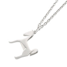 Load image into Gallery viewer, HERMES Panash Necklace Silver Metal
