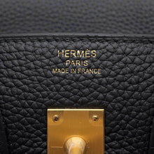 Load image into Gallery viewer, HERMES Birkin Black Togo Leather Size 25
