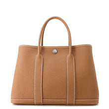 Load image into Gallery viewer, HERMES Garden Party Gold Negonda Leather Size TPM

