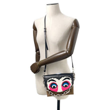 Load image into Gallery viewer, LOUIS VUITTON Pochette Kabuki Mask Marron/FuchsiaM43495 Monogram Reverse Canvas Epi Leather

