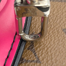Load image into Gallery viewer, LOUIS VUITTON Pochette Kabuki Mask Marron/FuchsiaM43495 Monogram Reverse Canvas Epi Leather
