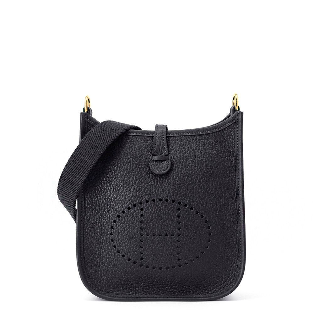 HERMES Evelyne Long Caban Taurillon Clemence Size TPM