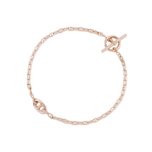Load image into Gallery viewer, HERMES Chaine d&#39;Ancre Farandole Bracelet Size ST 18K Pink Gold
