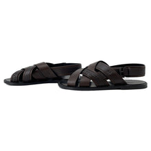 Load image into Gallery viewer, Bottega Veneta INTRECCIATO Sandals Brown Leather Size 40
