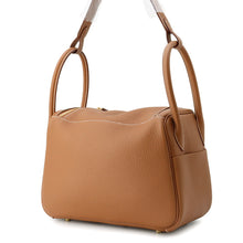 Load image into Gallery viewer, HERMES Lindy Gold Taurillon Clemence Size 26
