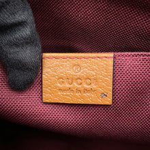 将图像加载到图库查看器中，GUCCI Children&#39;s Check Pattern Handbag Brown/Bordeaux628159 Canvas Leather
