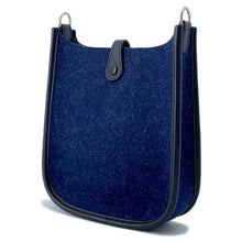 Load image into Gallery viewer, HERMES Evelyne Long Blue Nuit/Black Felt Swift Leather Size TPM
