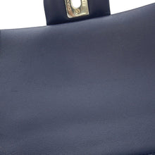 Load image into Gallery viewer, CHANEL Top Handle Mini Flap Bag Green/NavyAS2431 Lambskin Size 20
