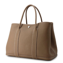 Load image into Gallery viewer, HERMES Garden Party Etoupe Negonda Leather Size PM
