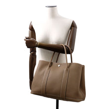 Load image into Gallery viewer, HERMES Garden Party Etoupe Negonda Leather Size PM
