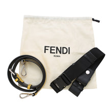 将图像加载到图库查看器中，FENDI Pecan Bucket for Men Black/Yellow7VA472 Nylon Leather
