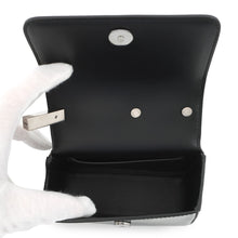 将图像加载到图库查看器中，FENDI First Site ChainPouch Black7AS173 Leather Size Nano

