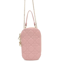 Load image into Gallery viewer, Dior Lady Dior Chain Phone Pouch PinkS0872ONMJ Leather

