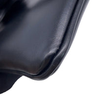 将图像加载到图库查看器中，Dior Caro ChainShoulder Wallet Black Leather
