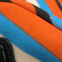 Load image into Gallery viewer, PRADA ★Triangle Shoulder Bag Orange/Blue2VY007 Canvas Size Large
