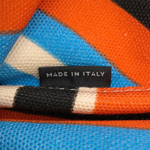 将图像加载到图库查看器中，PRADA Triangle Shoulder Bag Orange/Blue2VY007 Canvas Size Large
