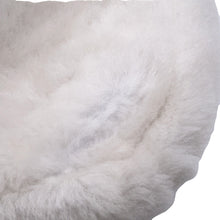 将图像加载到图库查看器中，PRADA Triangle 2WAY Shoulder Bag White1BC543 Fur Leather
