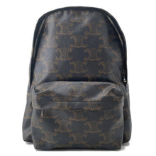 Load image into Gallery viewer, CELINE Triomphe Backpack Black/Brown188382 PVC Leather
