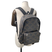 Load image into Gallery viewer, CELINE Triomphe Backpack Black/Brown188382 PVC Leather
