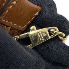 将图像加载到图库查看器中，GUCCI GG Supreme Holiday Collection ChainPouch Beige/Brown456866 PVC Leather
