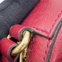 将图像加载到图库查看器中，GUCCI GG Supreme Round Shoulder Bag Doraemon Collaboration Brown/Red625216 PVC Leather
