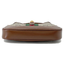 将图像加载到图库查看器中，GUCCI Jackie 1961 Handbag Beige/Brown637092 PVC Leather Size Mini
