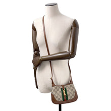 将图像加载到图库查看器中，GUCCI Jackie 1961 Handbag Beige/Brown637092 PVC Leather Size Mini

