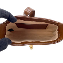 将图像加载到图库查看器中，GUCCI Jackie 1961 Handbag Beige/Brown637092 PVC Leather Size Mini
