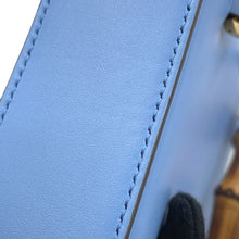 将图像加载到图库查看器中，GUCCI Bamboo Mini 3WAY Backpack Light Blue702106 Leather Bamboo
