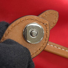 将图像加载到图库查看器中，GUCCI Interlocking G Backpack Brown/Red696013 Nylon Leather
