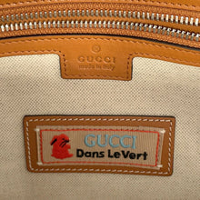 将图像加载到图库查看器中，GUCCI Interlocking G Backpack Brown/Red696013 Nylon Leather
