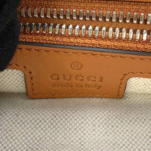 将图像加载到图库查看器中，GUCCI Interlocking G Backpack Brown/Red696013 Nylon Leather
