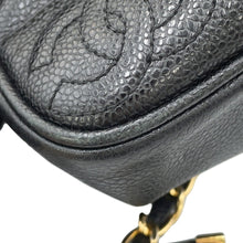 将图像加载到图库查看器中，CHANEL Triple Coco Chain Backpack Black Caviar Leather
