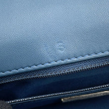 Load image into Gallery viewer, CHANEL Coco Cuba ChainShoulder Bag Navy/Silver Sequins Leather
