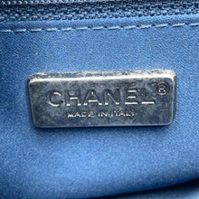 Load image into Gallery viewer, CHANEL Coco Cuba ChainShoulder Bag Navy/Silver Sequins Leather
