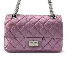 将图像加载到图库查看器中，CHANEL 2.55 ChainShoulder Bag MetalicPink Lambskin Size Mini

