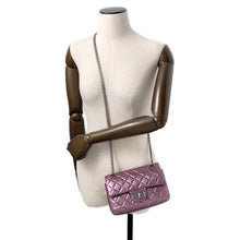 Load image into Gallery viewer, CHANEL 2.55 ChainShoulder Bag MetalicPink Lambskin Size Mini
