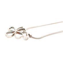Load image into Gallery viewer, CHANEL Clover motif necklace Silver Sv925
