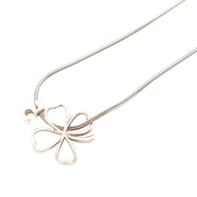 Load image into Gallery viewer, CHANEL Clover motif necklace Silver Sv925
