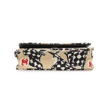 Load image into Gallery viewer, CHANEL Matelasse Checkered Flag ChainCard Case Year-end Gift Beige Nylon
